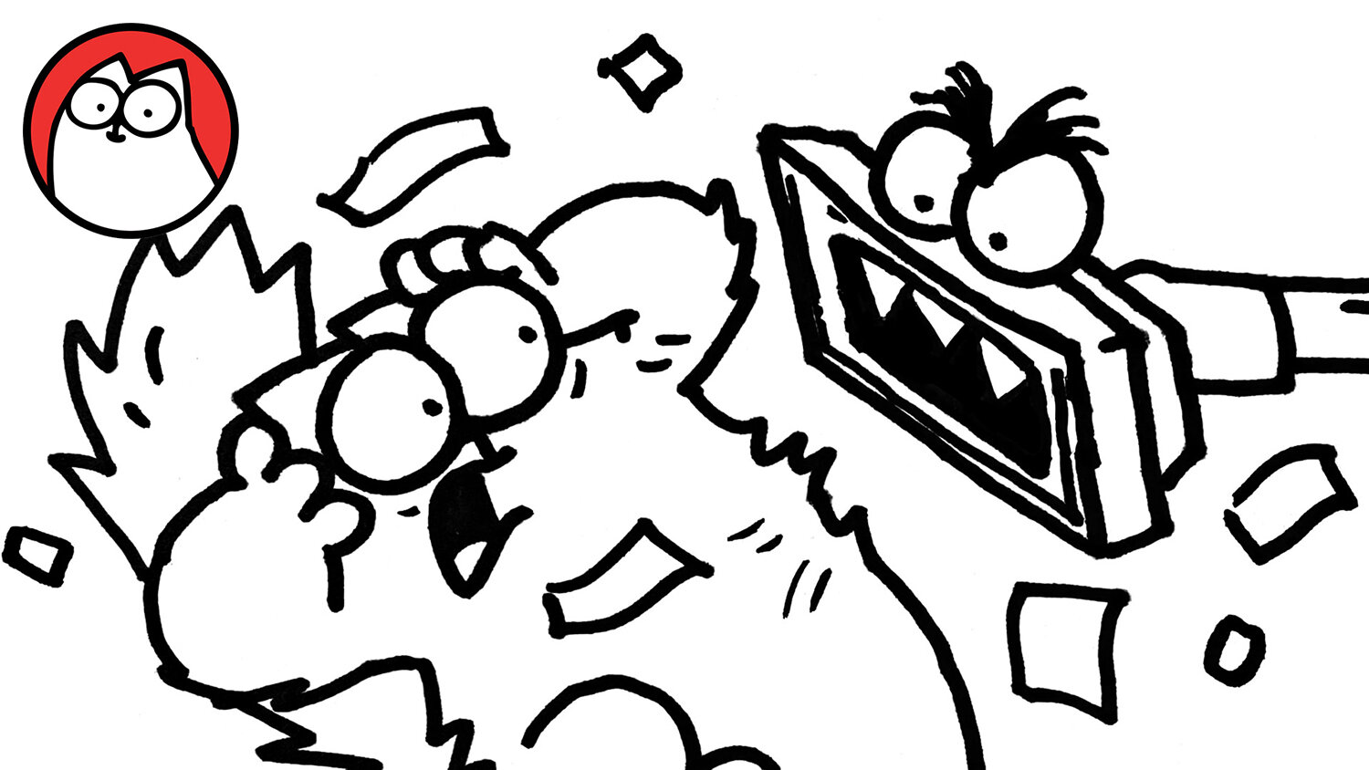 Simons cat film Monster Monster